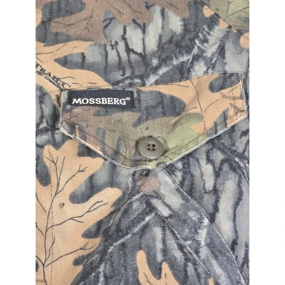 Vintage MOSSBERG Ulti-Mag 835‎ Camo HUNTINGFull Overalls Mens Size MEDIUM